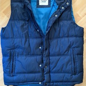 Old Navy Dark Blue Quilted Vest